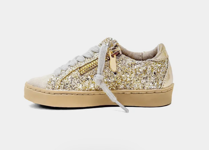 Golden Glitter Sneaker - ShuShop
