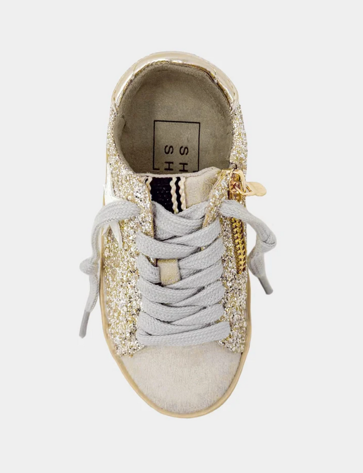 Golden Glitter Sneaker - ShuShop