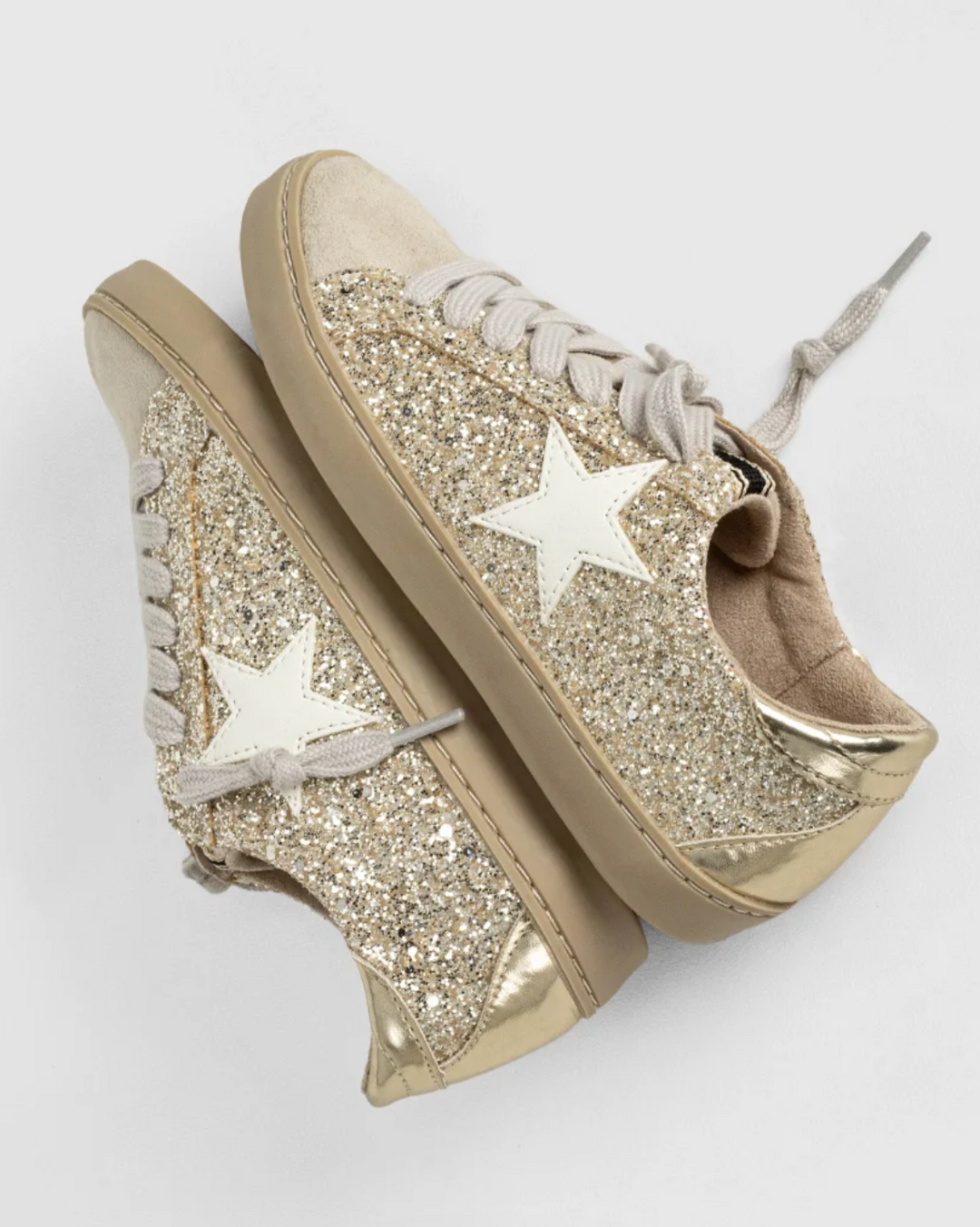 Golden Glitter Sneaker - ShuShop