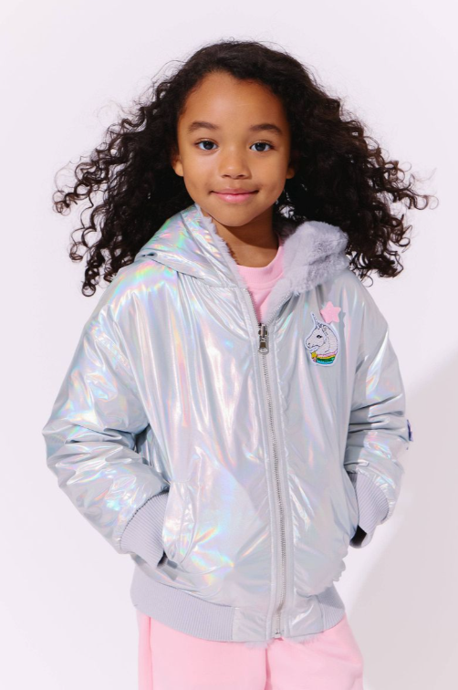 Unicorn Magic Hologram Puffer - Lola & The Boys