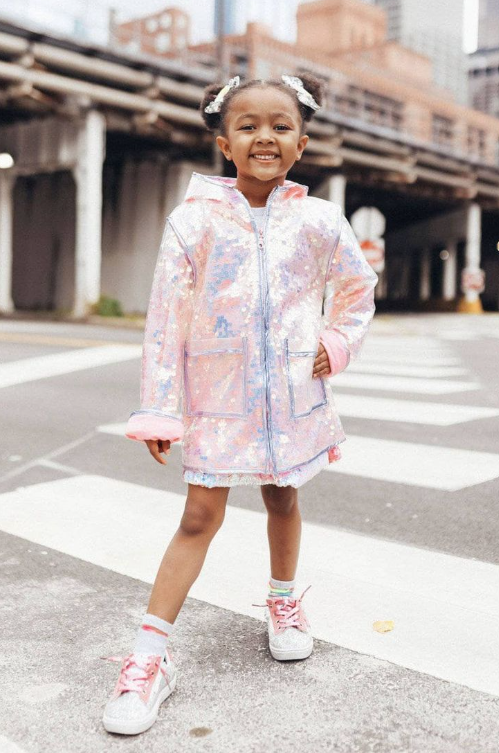 Paillette Magic Rain Jacket - Lola & The Boys