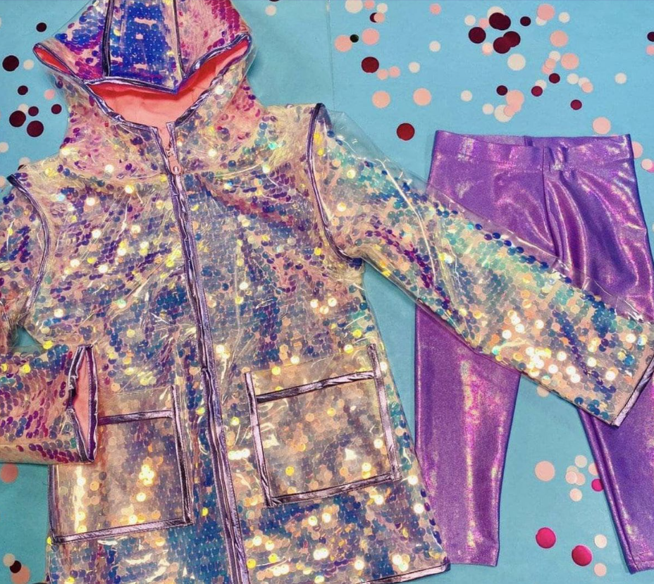 Paillette Magic Rain Jacket - Lola & The Boys