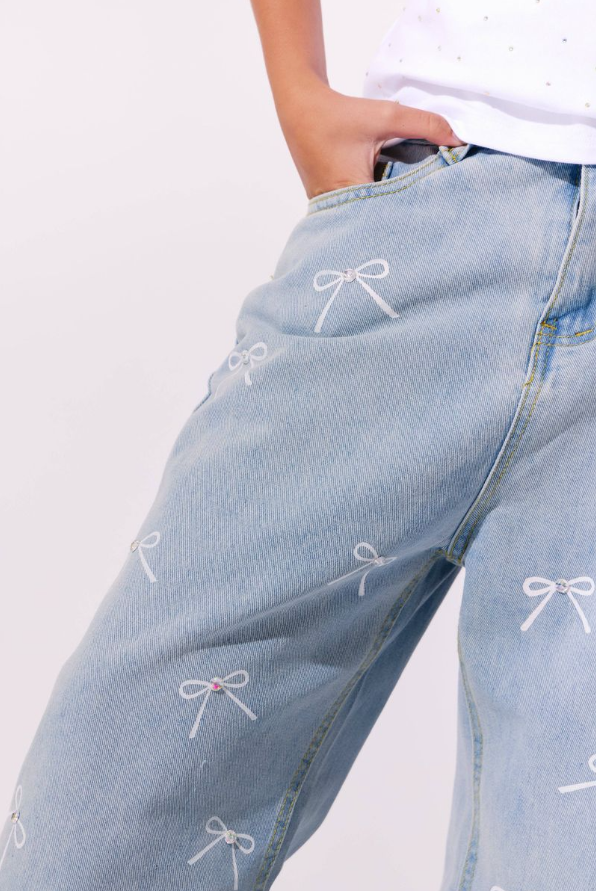 Crystal Bows Jeans - Lola & The Boys