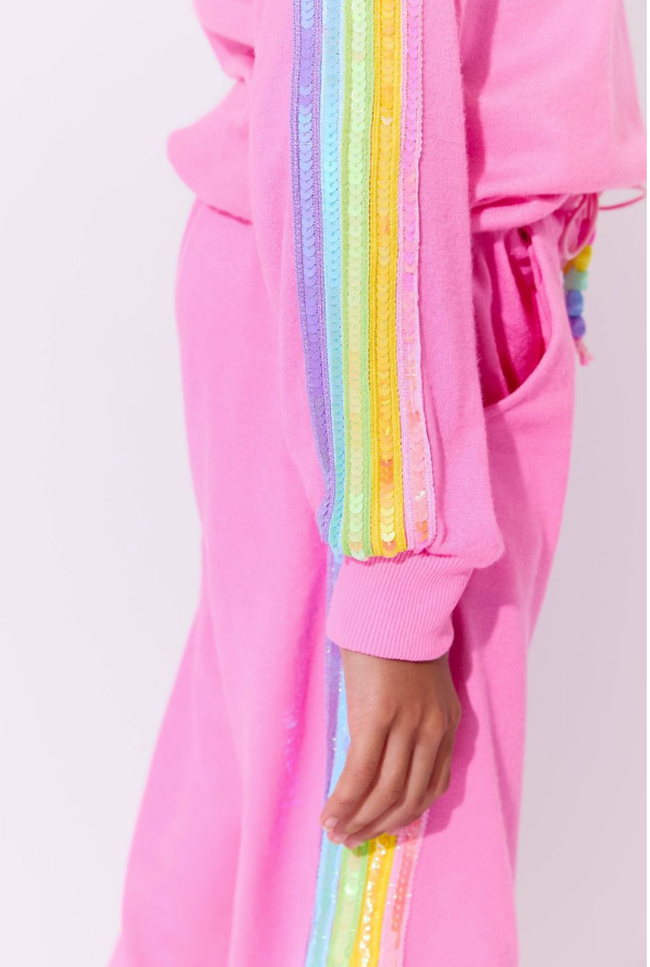 Pink Rainbow Sequin Set - Lola & The Boys