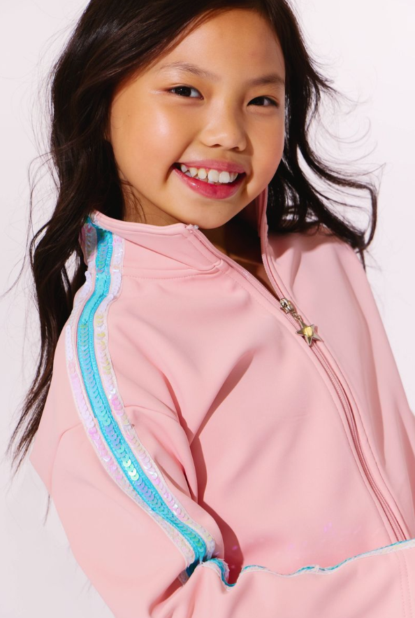Rainbow Stripe Soft Scuba Tracksuit - Lola & The Boys
