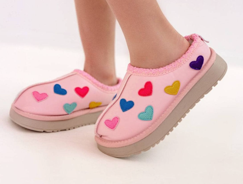 Heart Sherpa Booties - Lola & The Boys