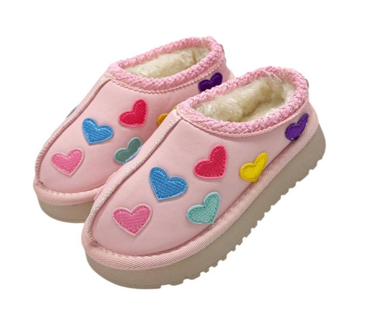 Heart Sherpa Booties - Lola & The Boys