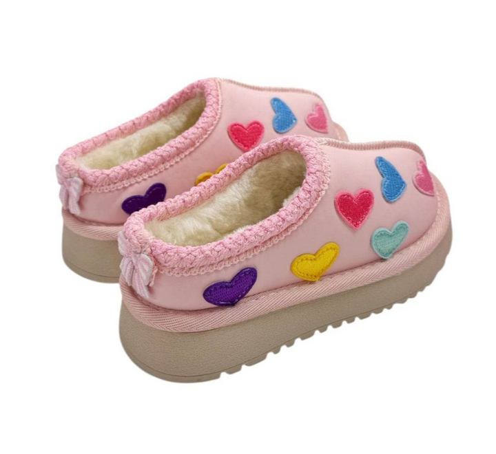 Heart Sherpa Booties - Lola & The Boys