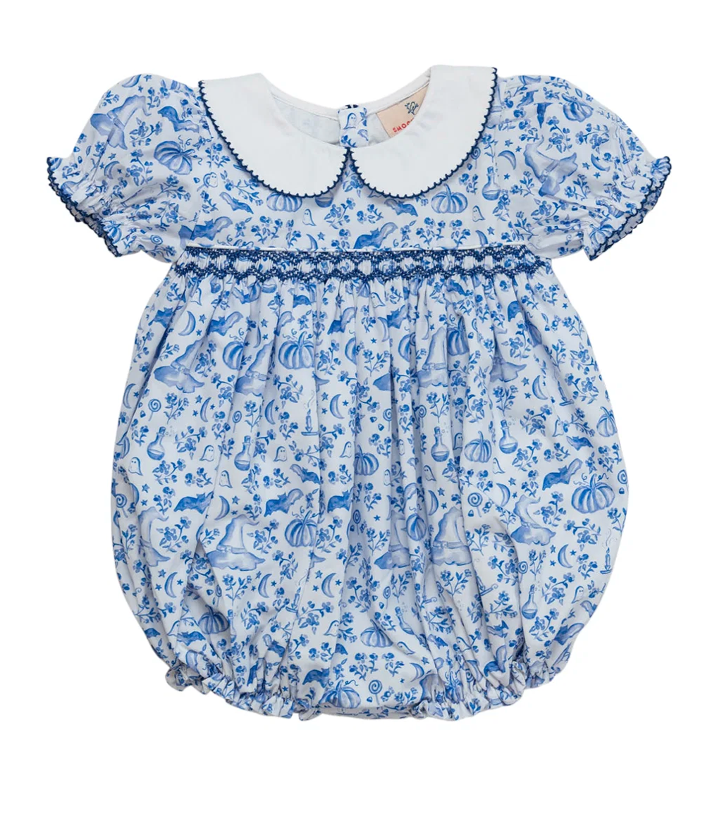 Halloween Toile Smocked Bubble - Smockingbird
