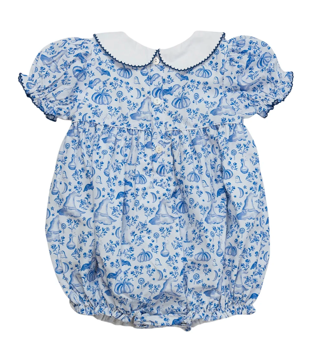 Halloween Toile Smocked Bubble - Smockingbird
