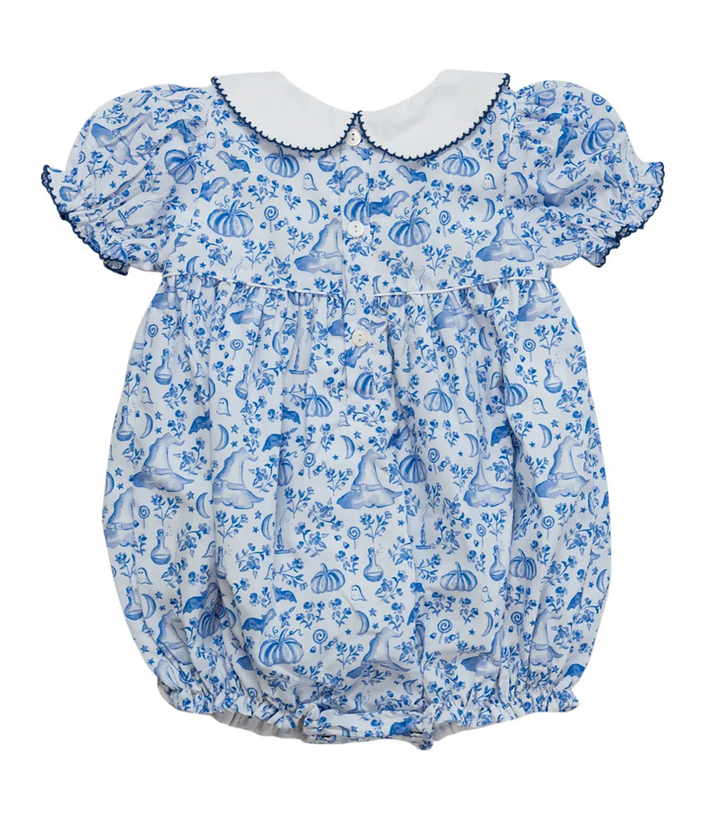 Halloween Toile Smocked Bubble - Smockingbird