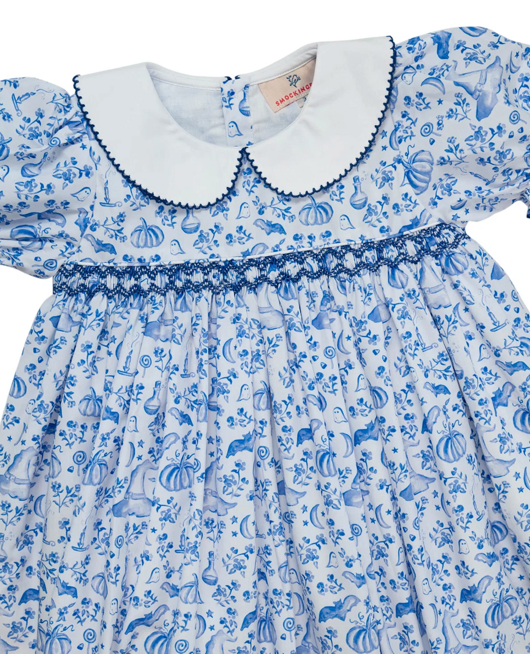 Halloween Toile Smocked Dress - Smockingbird