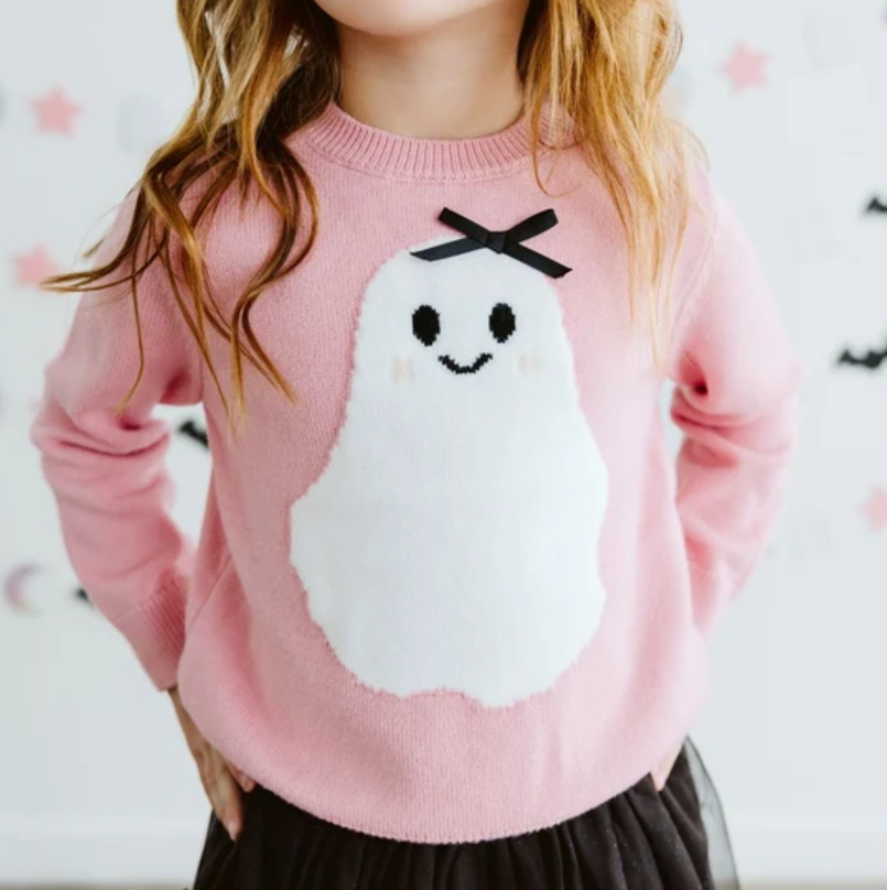 Sweet Ghost Halloween Sweater - Sweet Wink