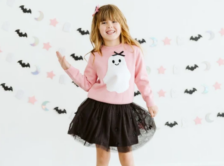 Sweet Ghost Halloween Sweater - Sweet Wink
