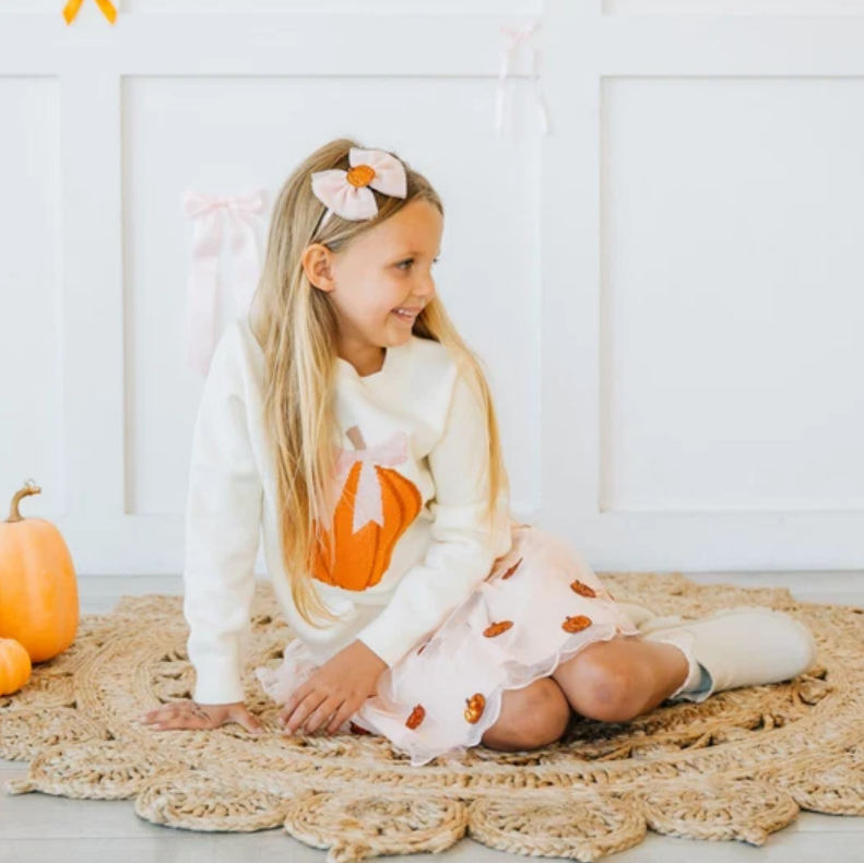 Coquette Pumpkin Sweater - Sweet Wink