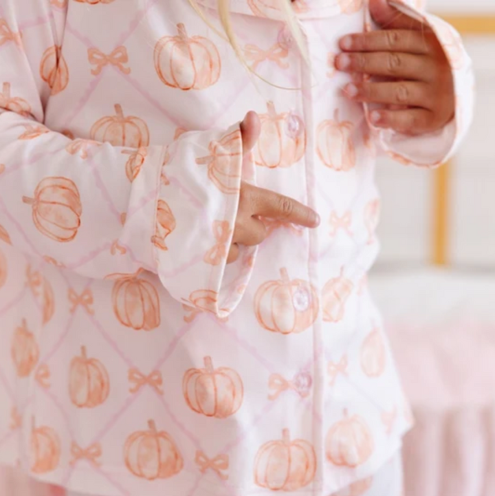 Pumpkin Trellis Pajama Set - Sweet Wink