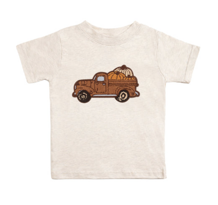 Fall Truck Patch Short Sleeve T-Shirt - Sweet Wink