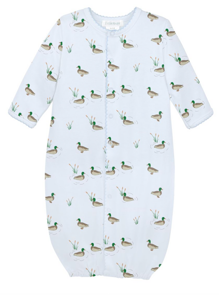 Blue Pima Ducks Converter Gown - LydaBaby