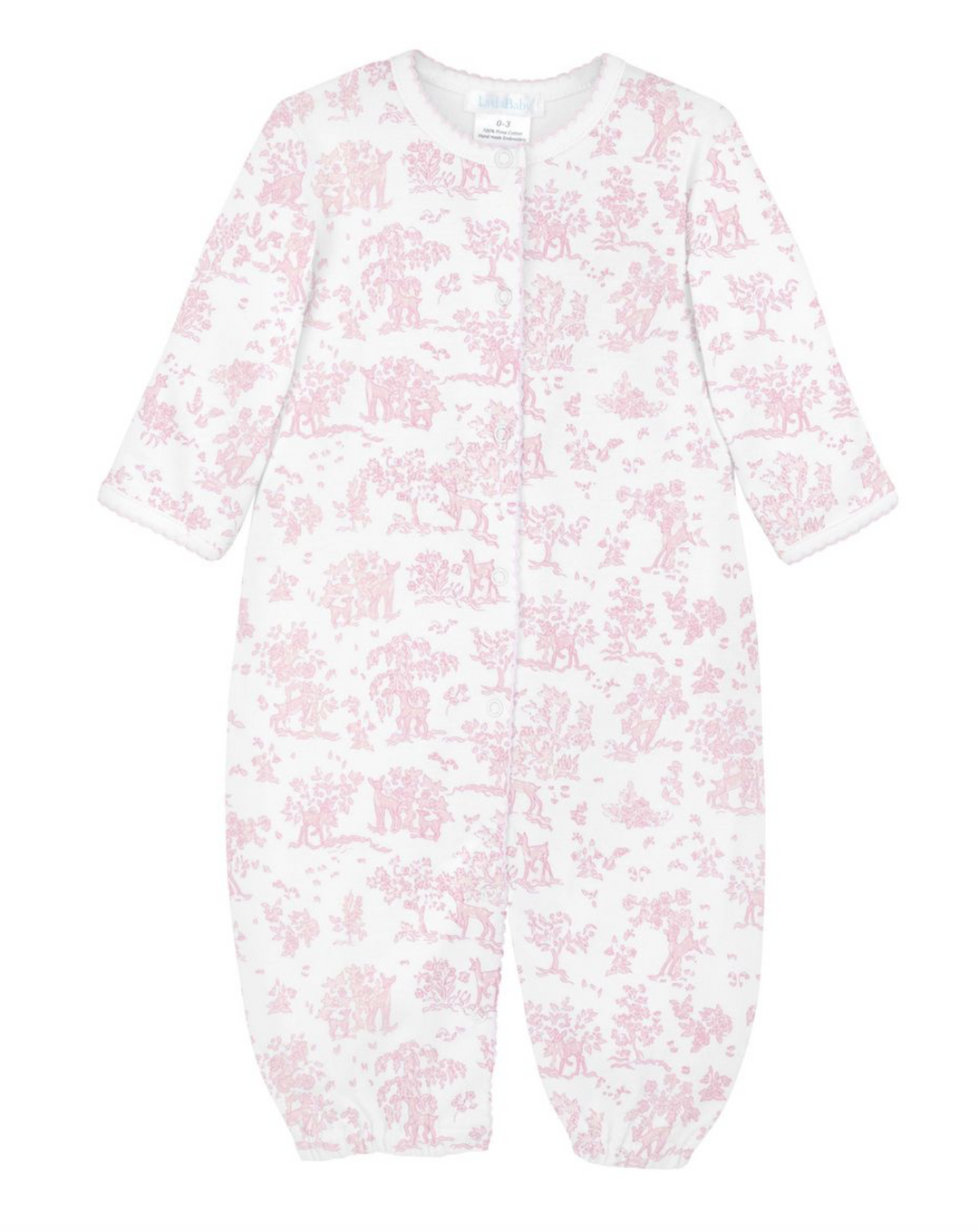 Pink Fawn Toile Converter Gown - LydaBaby