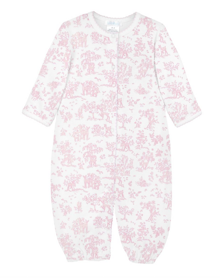 Pink Fawn Toile Converter Gown - LydaBaby