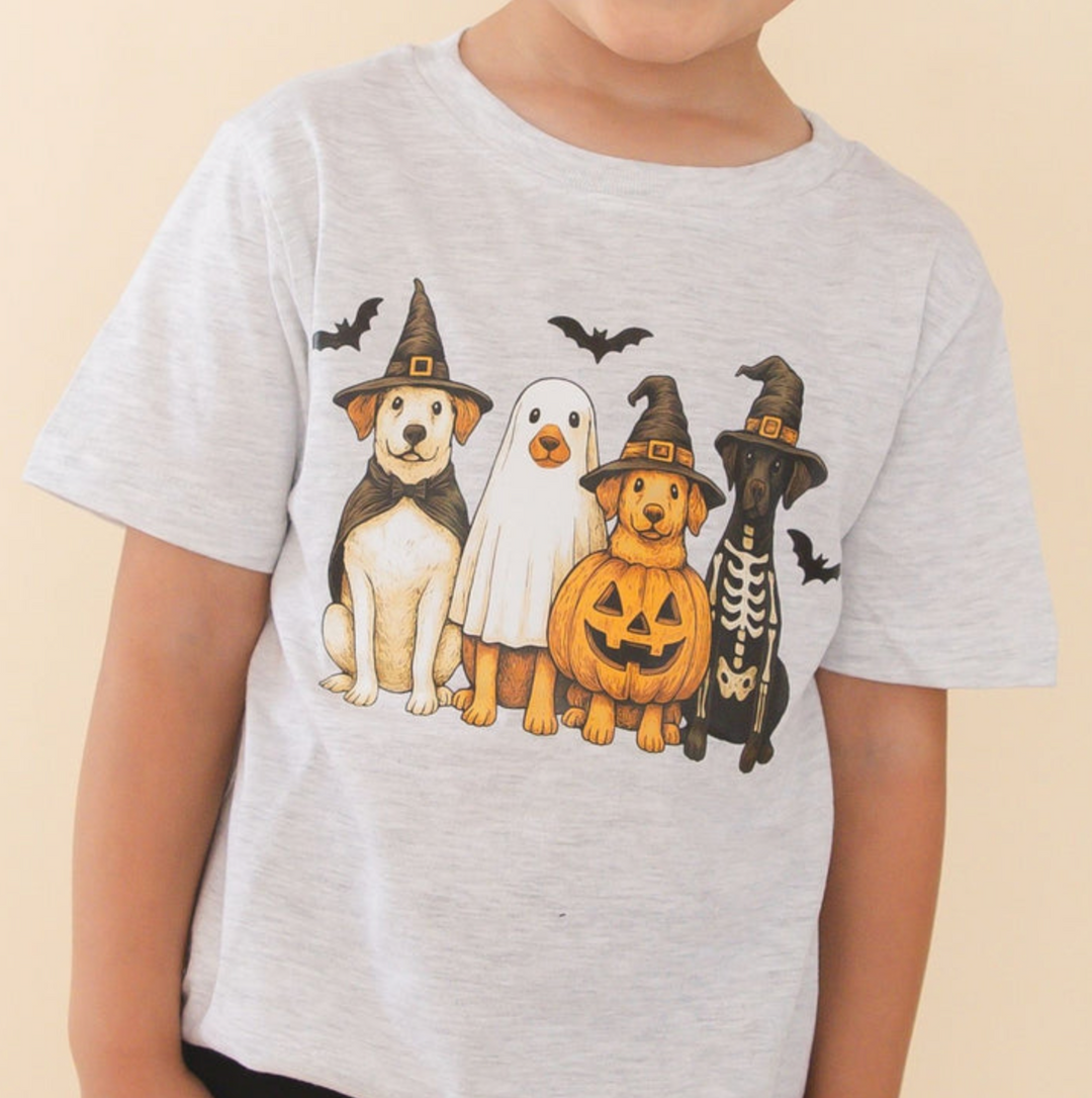 HALLOWEEN PUPPIES SHORT SLEEVE T-SHIRT - Sweet Wink