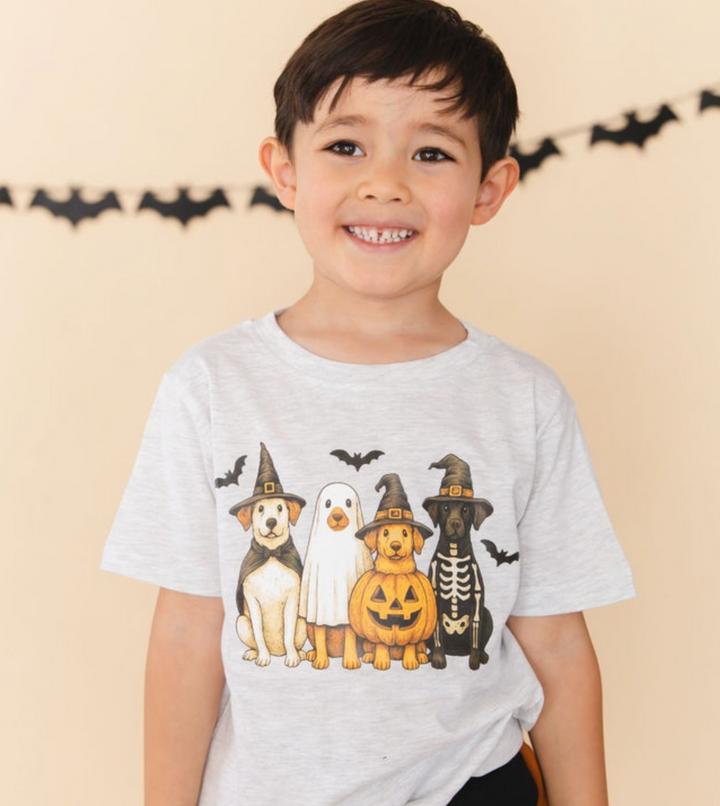 HALLOWEEN PUPPIES SHORT SLEEVE T-SHIRT - Sweet Wink