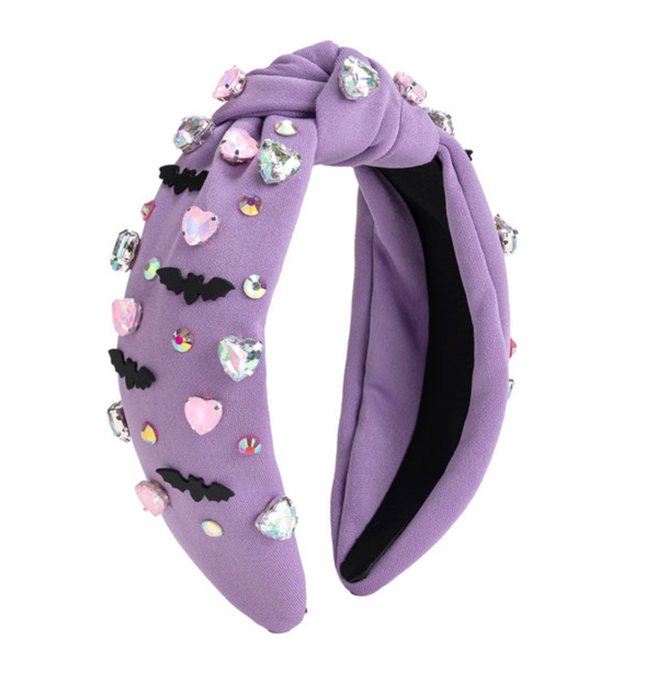BAT HALLOWEEN GEMSTONE HEADBAND - Sweet Wink