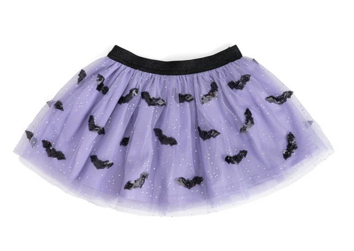 SEQUIN BAT HALLOWEEN TUTU SKIRT - Sweet Wink