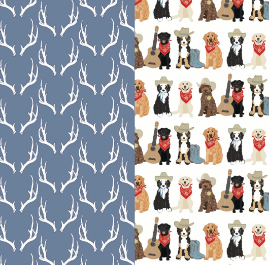 Rustic Antlers/Western Pups Boys' Hypoallergenic Underwear Set - Lila & Hayes