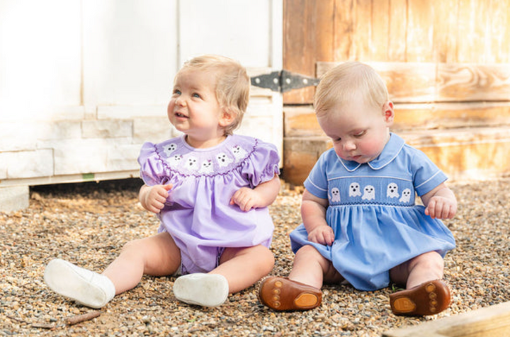 Blue Smocked Ghost Bubble - Ruth & Ralph