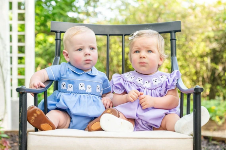 Blue Smocked Ghost Bubble - Ruth & Ralph
