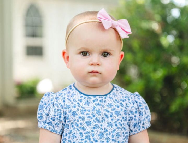 Ghost Floral Print Pima Cotton Bubble - Ruth & Ralph