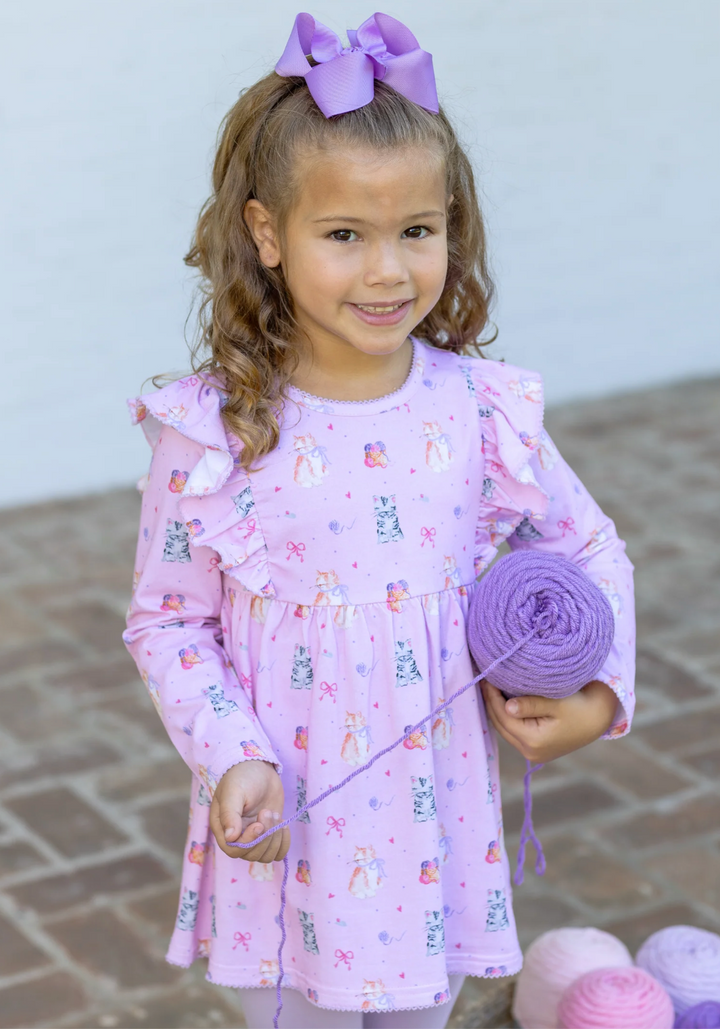 Fluffy Cat Friends Pant Set - Trotter Street Kids
