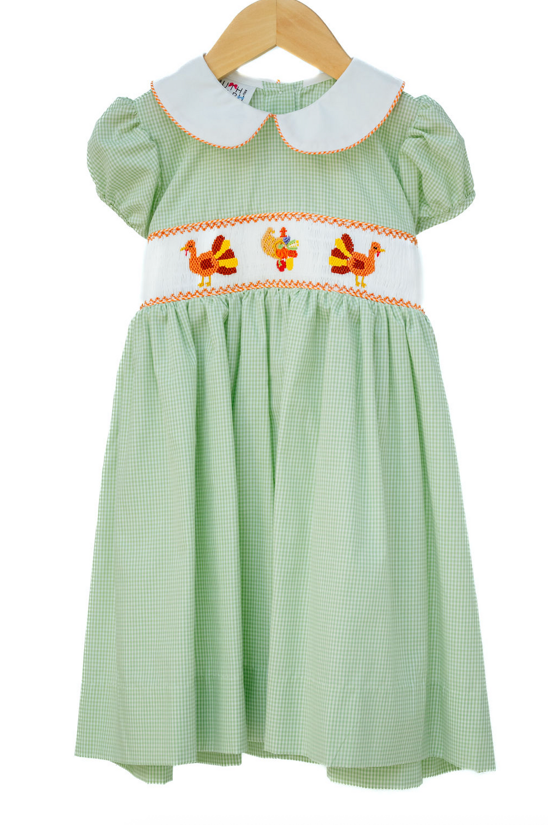 Smocked Thanksgiving Dress - Ruth & Ralph