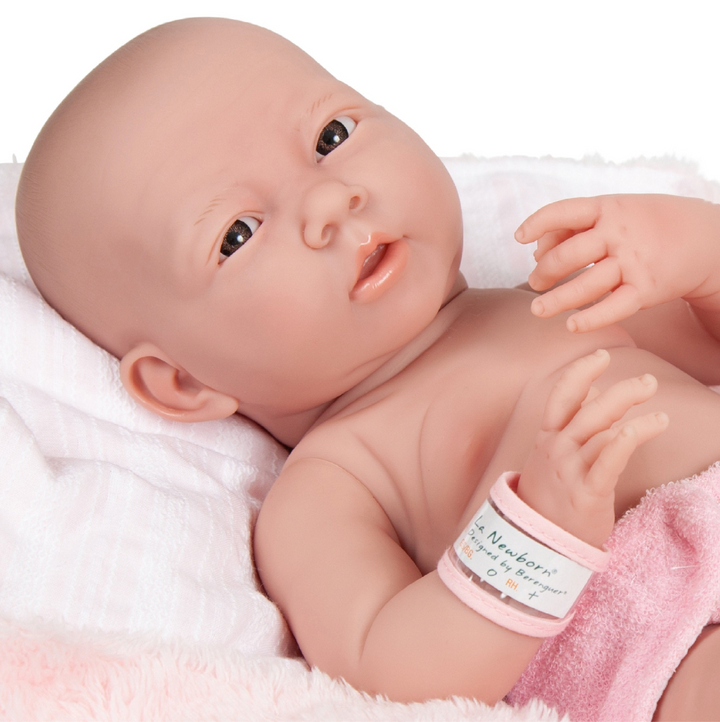 La Newborn 15" Real Girl Baby Doll with Accessories