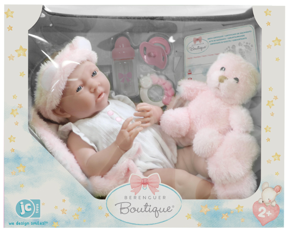 La Newborn 15" Real Girl Baby Doll with Accessories