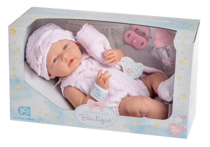 La Newborn 15 inch Real Girl Baby Doll in Pink Outfit