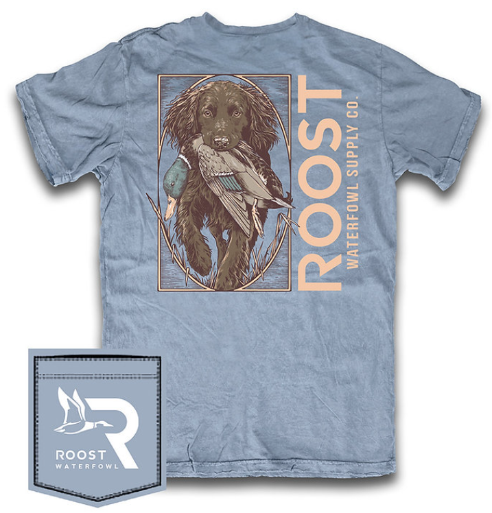 Roost Boykin Spaniel Fetch T-Shirt - Fieldstone
