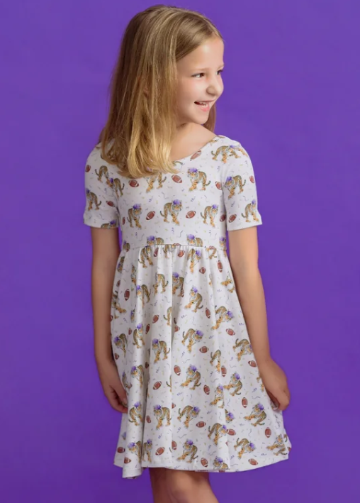 Kickoff in Louisiana Organic Cotton Dress - Nola Tawk