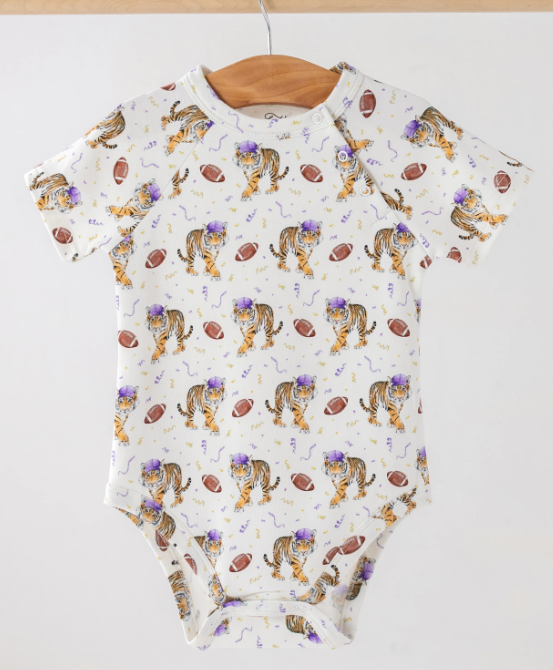 Kickoff in Louisiana Organic Cotton Onesie - Nola Tawk