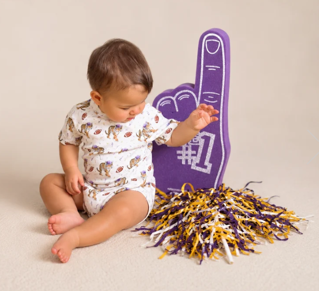 Kickoff in Louisiana Organic Cotton Onesie - Nola Tawk