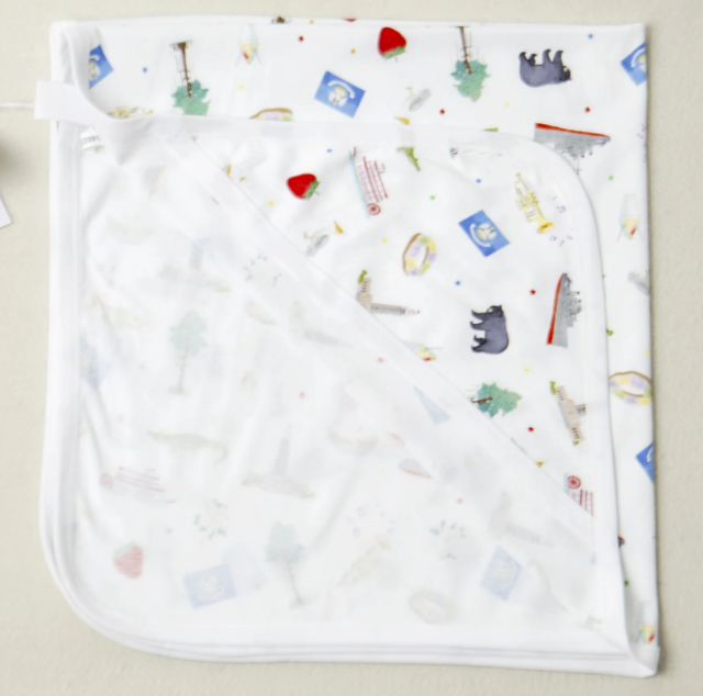 Louisiana Kids Cotton Baby Blanket - Nola Tawk