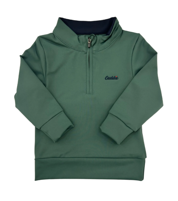 Youth Quater Zip Performance Pullover - Caddie