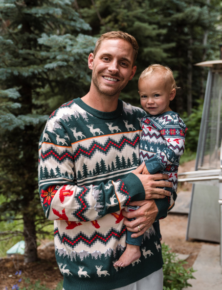 Burlebo Outdoor Christmas Baby Pajamas