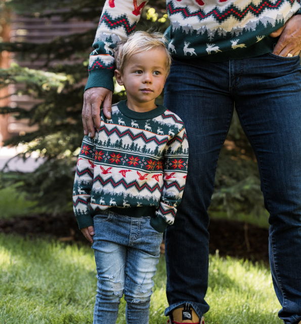 Daddy & Me Outdoors Christmas Sweater - Burlebo