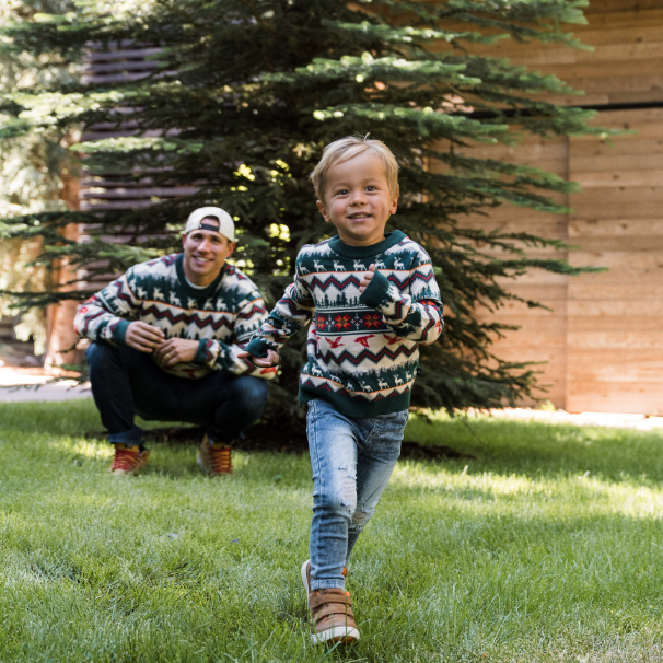 Daddy & Me Outdoors Christmas Sweater - Burlebo