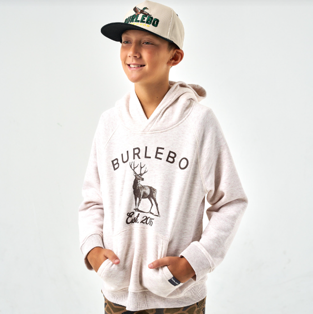 Whitetail Buck Fleece Hoodie - Burlebo