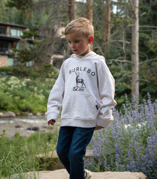 Whitetail Buck Fleece Hoodie - Burlebo