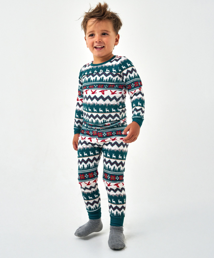 Outdoor Christmas Pajama Set - Burlebo