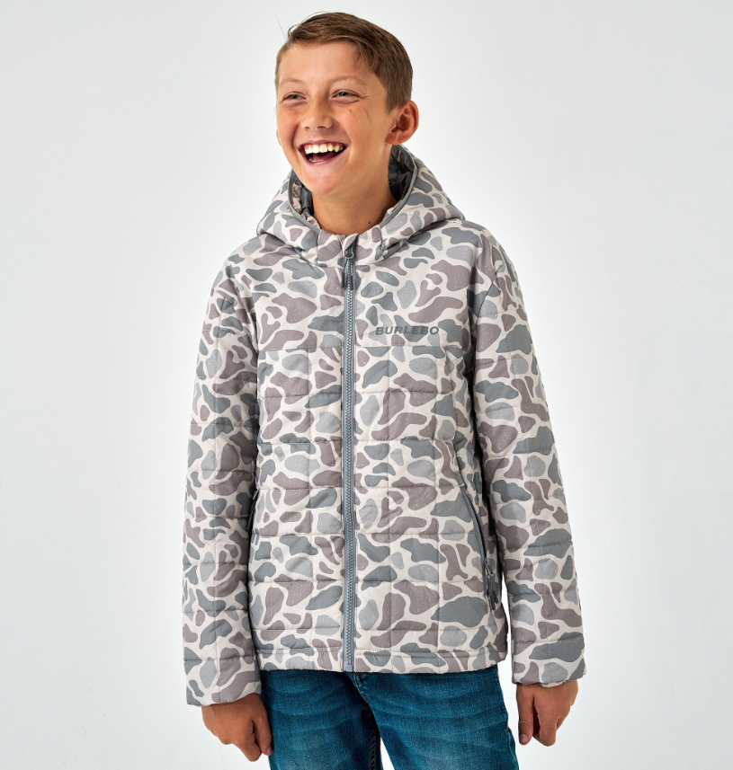 Classic Deer Camo Puffer Jacket - Burlebo